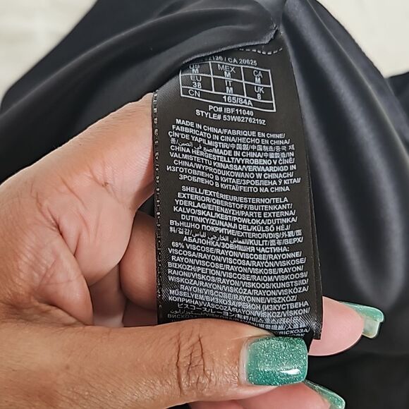 Marciano Twist Wrap Peek-A-Boo Top Black Medium - Picture 6 of 16